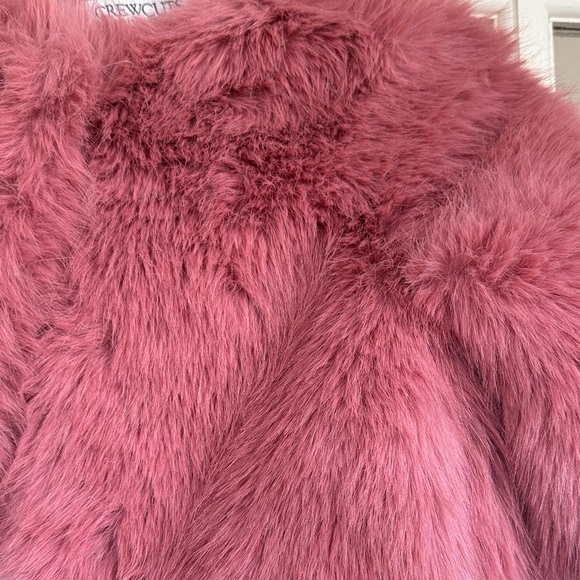 Crewcuts Kids Faux Fur Jacket - Rose - Picture 4 of 6